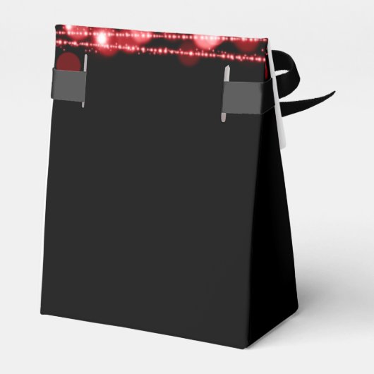 30ste verjaardagsfeestje Sparkles Red Bedankdoosjes (Achterkant)