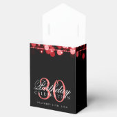 30ste verjaardagsfeestje Sparkles Red Bedankdoosjes (Geopend)