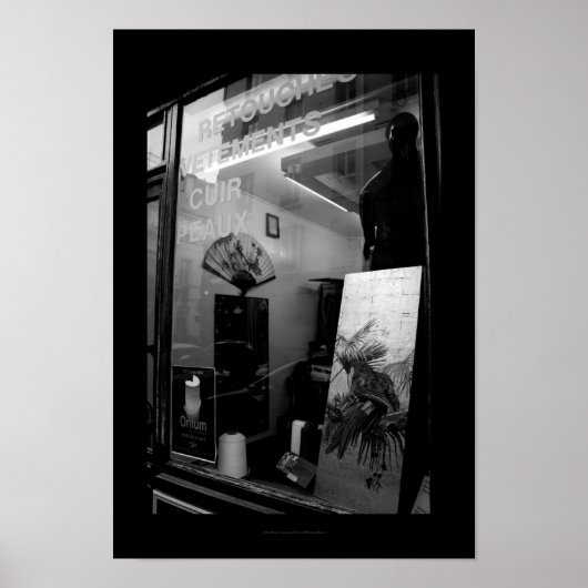 30ter Rue Gassendi Paris Black White Poster2 Poster (Voorkant)