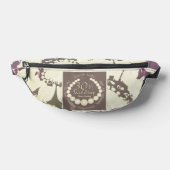 30th/12th Pearl Floral Print Cut Naaizak Heuptasje (Liggend)