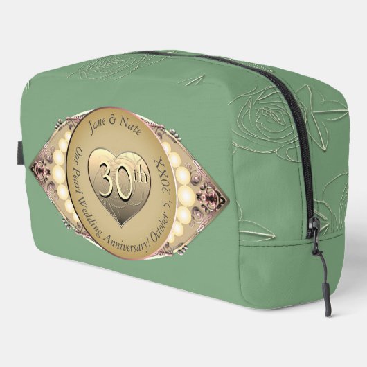 30th/12th Pearl Jubileum Accessoire Pouch Toilettasje (Rechterhoek)