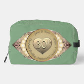 30th/12th Pearl Jubileum Accessoire Pouch Toilettasje (Achterkant)