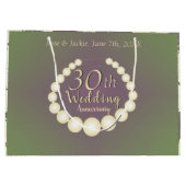 30th/12th Pearl Jubileum Gift Bag Groot Cadeauzakje (Achterkant)