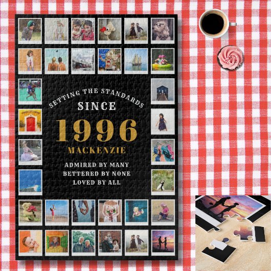 30th Birthday 1996 Family Memories Photo Collage  Legpuzzel