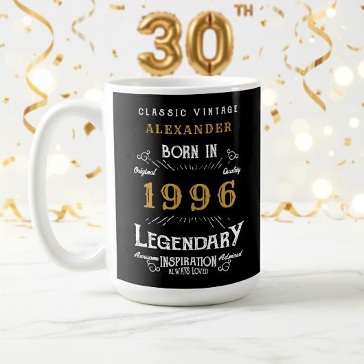 30th Birthday 1996 Legendary Retro Koffiemok