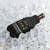 30th Birthday 1996 Name Legend Chic Black Gold Flesjeskoeler