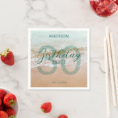 30th Birthday Beach Party Servet (Insitu)