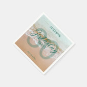 30th Birthday Beach Party Servet (Hoek)