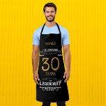 30th Birthday Black Gold Legendary Funny Schort<br><div class="desc">Een gepersonaliseerd elegant 30th Birthday BBQ-schort dat gemakkelijk aan te passen is voor die speciale verjaardagsfeestgelegenheid.</div>