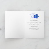 30th Birthday card with abstract squares. Kaart (Binnen)