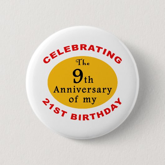 30th Birthday Gag Gifts Ronde Button 5,7 Cm (Voorkant)