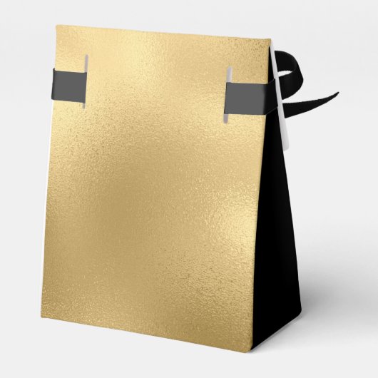 30th Birthday Gold Foil Monogram Name Script Bedankdoosjes (Achterkant)