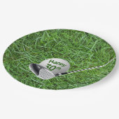 30th Birthday Golf Ball and Club Paper Bord (Gekanteld)