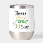 30th Birthday Halloween Spooky Cheers Party Favor (Achterkant)