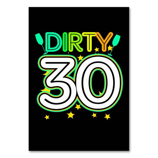 30th Birthday | Happy 30th Birthday Kaart (Voorkant)