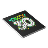 30th Birthday | Happy 30th Birthday Notitieblok (Schuin)