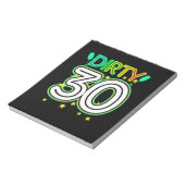 30th Birthday | Happy 30th Birthday Notitieblok (Linkerzijde)
