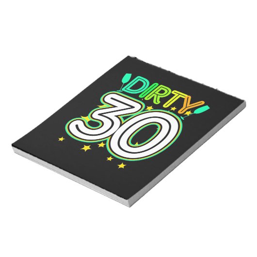 30th Birthday | Happy 30th Birthday Notitieblok (Linkerzijde)