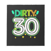 30th Birthday | Happy 30th Birthday Notitieblok (Voorkant)