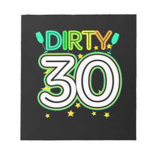 30th Birthday   Happy 30th Birthday Notitieblok
