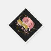 30th birthday hello 30 Personalized heart Servet (Hoek)