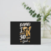 30th Birthday | I Make 30 Looks Good Briefkaart (Staand voorkant)