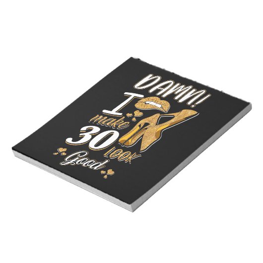 30th Birthday | I Make 30 Looks Good Notitieblok (Linkerzijde)