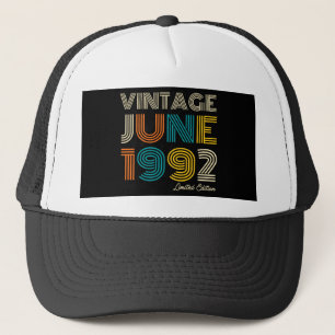 30th Birthday June 1992 Limited Edition Trucker Pet