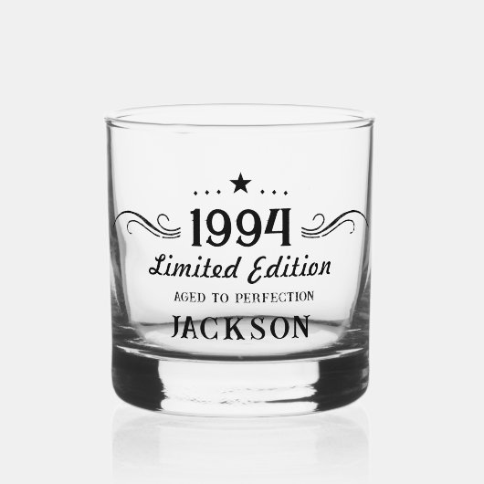 30th Birthday Limited Edition 1994 Whiskey glas (Voorkant)