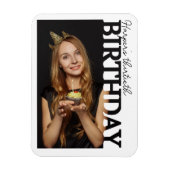 30th Birthday Photo college Party Magneet (Verticaal)
