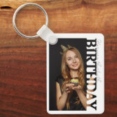 30th Birthday Photo college Party  Sleutelhanger (Voorkant)