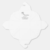 30th Birthday RIP 20s Black and White Party Bedankdoosjes (Ongevouwen)