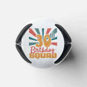 30th Birthday Squad Retro Funny 30 Jaar Blikjeskoeler