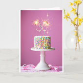 **30th** BIRTHDAY WENST OP *SPECIALE LADY* Kaart (Gele Bloem)