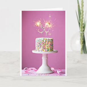 **30th** BIRTHDAY WENST OP *SPECIALE LADY* Kaart