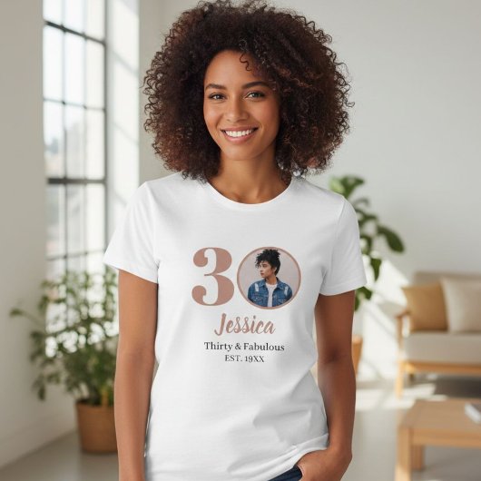 30th birthday womens tshirts thirty milestone 
