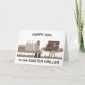 30th FOR THE MASTER GRILLER Kaart (Voorkant)