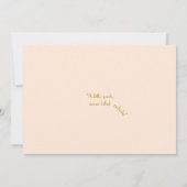 30th of any,Birthday Party woman,Gatsby,goudroze Kaart (Achterkant)