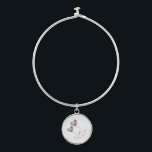 30th of een Pearl Wedding Jubileum hart Bangle Armbandje<br><div class="desc">Gepersonaliseerde 30e armband ter gelegenheid van het huwelijk. Een mooi cadeau voor een man om zijn vrouw te geven of voor een dochter om haar moeder te geven. De oorbellen show 2 paarse ballonnen met de namen van het man en de vrouw en lezen: "30e trouwdag". Het ontwerp dat op...</div>