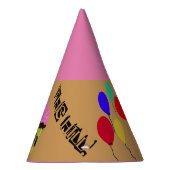 30th Over the Hill Pink Cupcake Balloons Petten Feesthoedjes (Rechts)