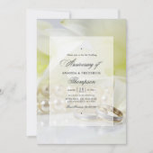 30th Pearl Bruiloft Jubileum Fotouitnodiging Kaart (Voorkant)