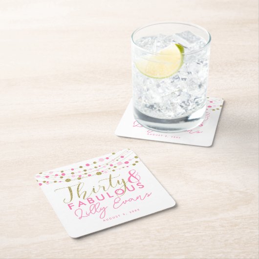 30th verjaardagsgoud en roze onderzetters aangepas (Insitu)