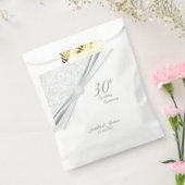  30th Wedding Jubileum Design Bedankzakje (Gezegeld)