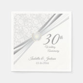  30th Wedding Jubileum Design Servetten (Voorkant)