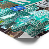 30x20 Print - De straten van North Tonawanda NY (Hoek)