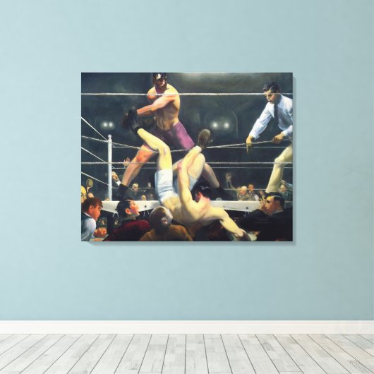 30x24 Art Sports Boxing 1924 Canvas (Insitu (Houten vloer))