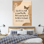 30x40 Canvas Bijbel Muur Art Print (Insitu (Slaapkamer))