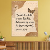 30x40 Canvas Bijbel Muur Kunst Print (Insitu (Woonkamer))