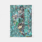 30x40 Fleece Blanket - Streets of NT (Voorkant)