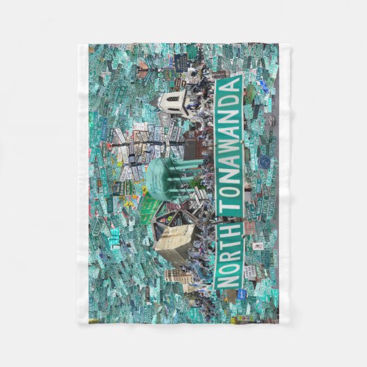 30x40 Fleece Blanket - Streets of NT  Deken (Voorkant)